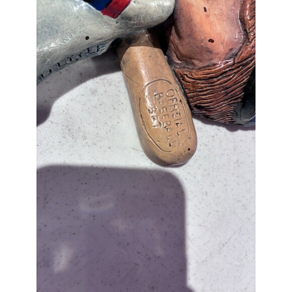 Vintage 1979 Handcrafted Ceramic Baseball Player Wall Plaque - Picture 5 of 11